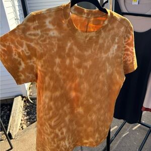 Tie-Dye Orangeish yellow lululemon T-Shirt